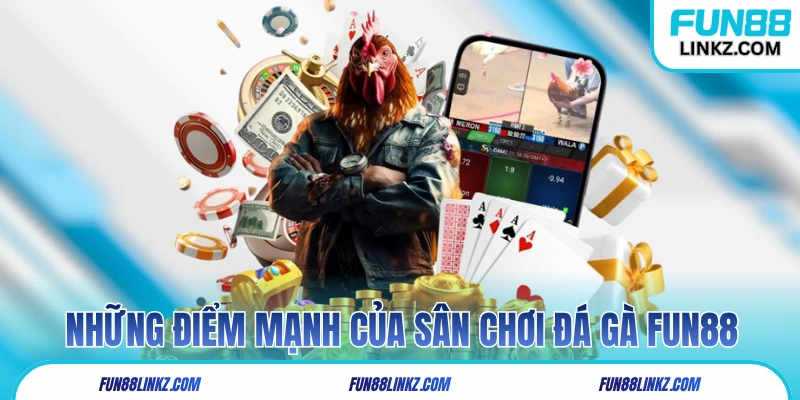 Những điểm mạnh của sân chơi đá gà Fun88